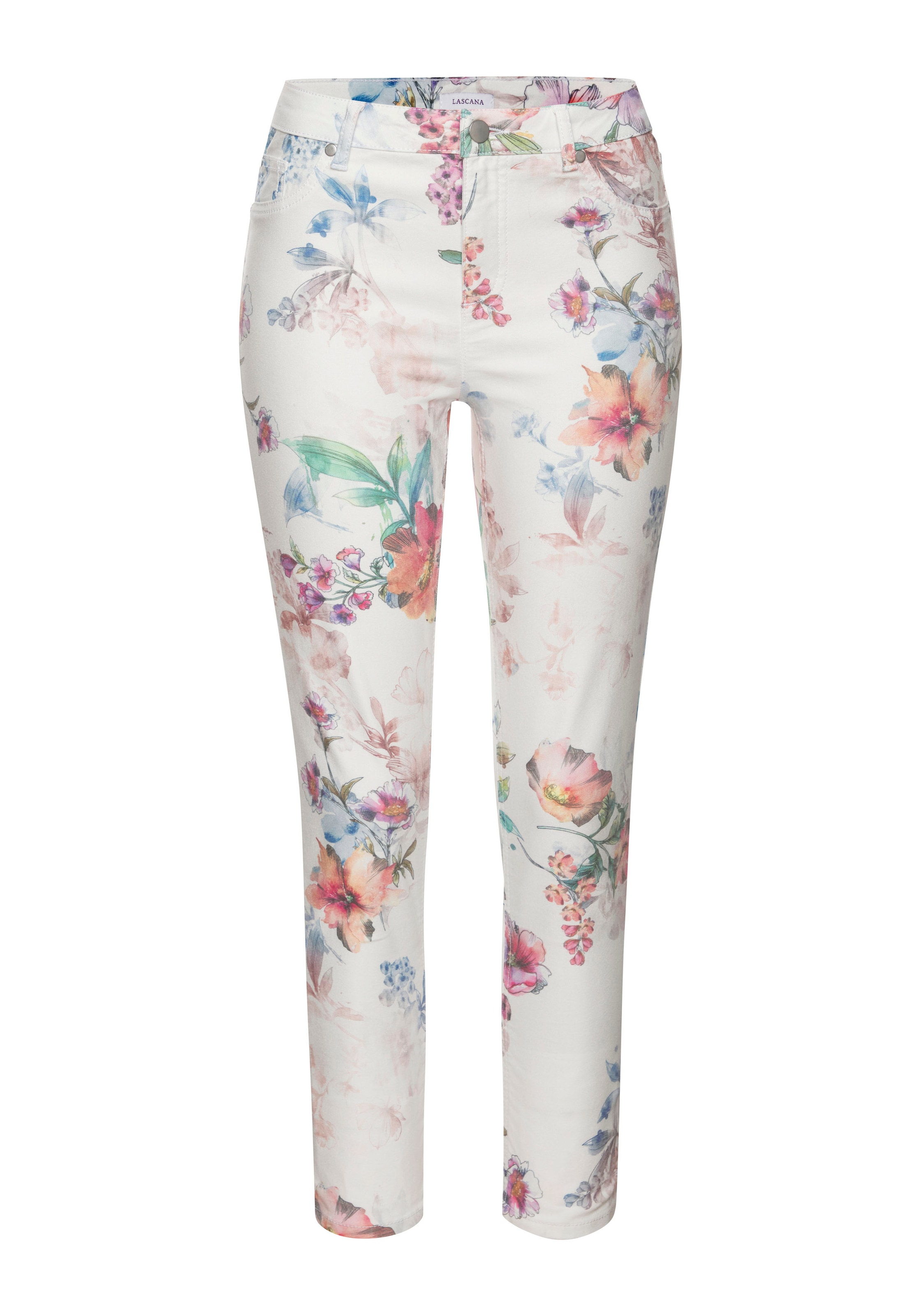 LASCANA Skinny Jeggings in White: front