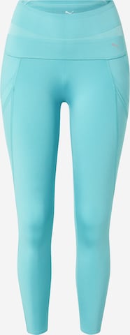 PUMA Skinny Sporthose 'Fashion Luxe ' in Blau: predná strana