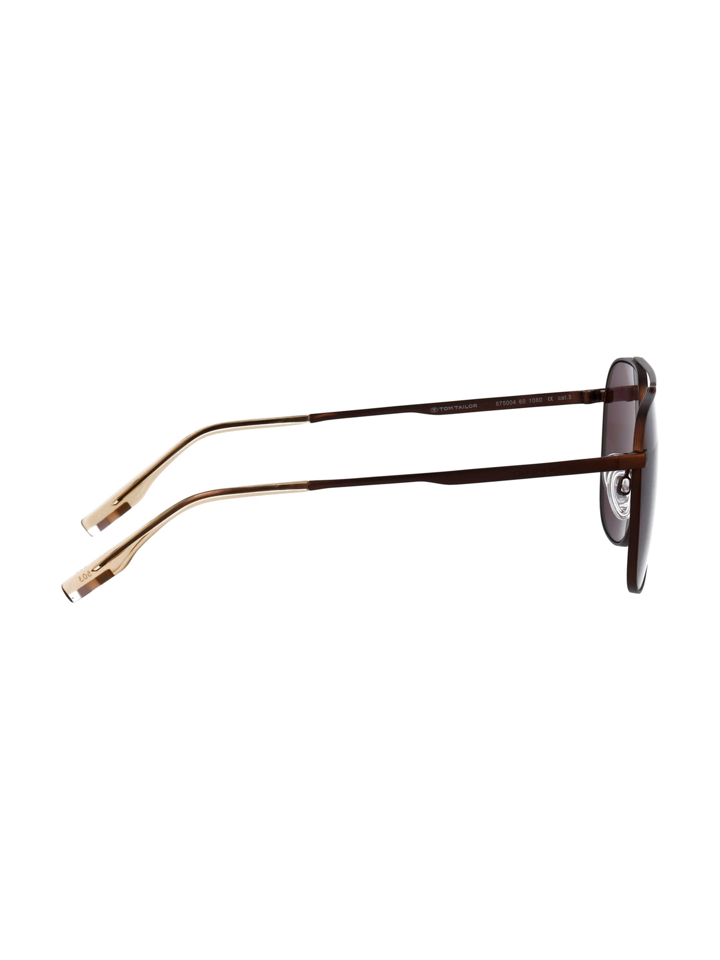 TOM TAILOR Sonnenbrille in Braun