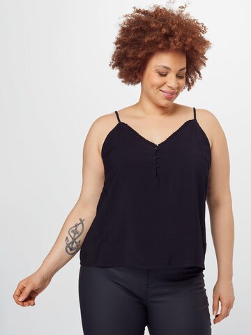 ABOUT YOU Curvy - Top 'Isabell' en negro: frente