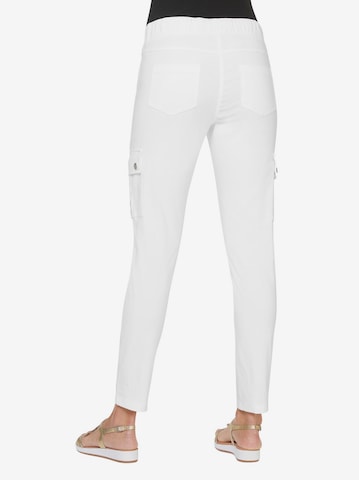 Slimfit Pantaloni di heine in bianco