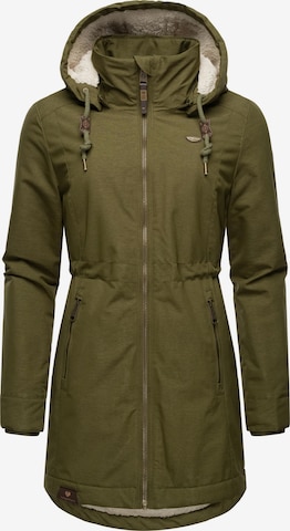 Ragwear Λειτουργικό παλτό 'Dakkota' σε πράσινο: μπροστά