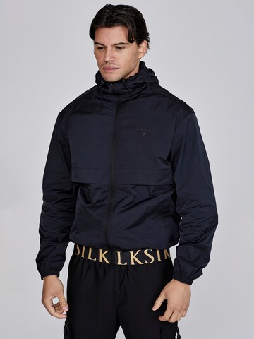 SikSilk Übergangsjacke in Schwarz: Vorderseite