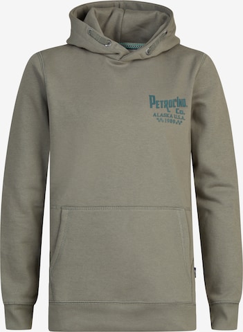 Petrol Industries Sweatshirt 'SaintPaulIsland' in Grün: Vorderseite