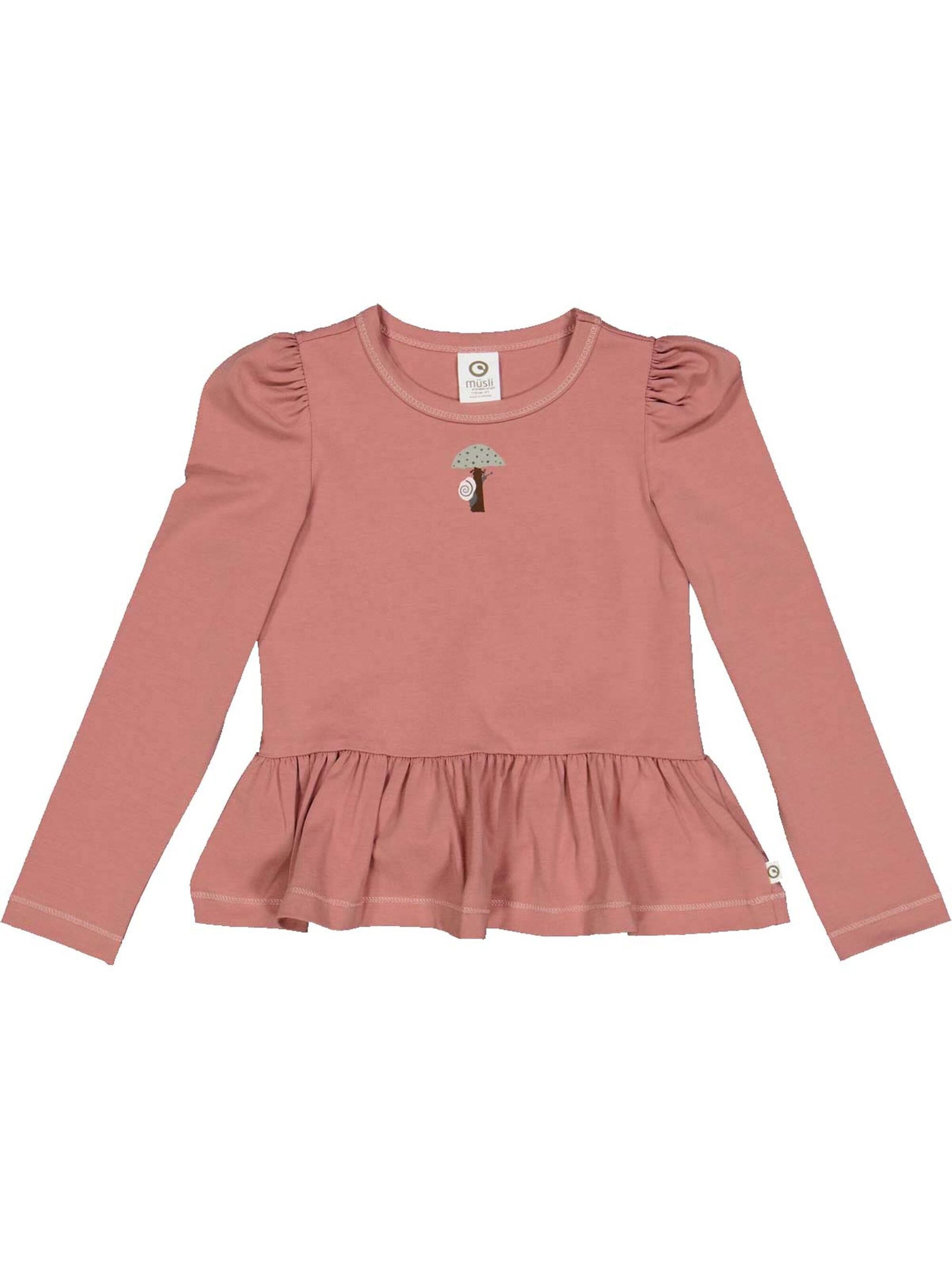 Müsli by GREEN COTTON - Camisola em rosa: frente