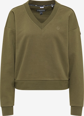 Sweat-shirt DreiMaster Vintage en vert : devant