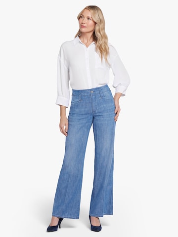 NYDJ Wide leg Jeans 'Teresa' in Blauw