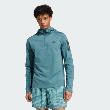 ADIDAS PERFORMANCE - Camiseta funcional 'Own The Run' en verde: frente