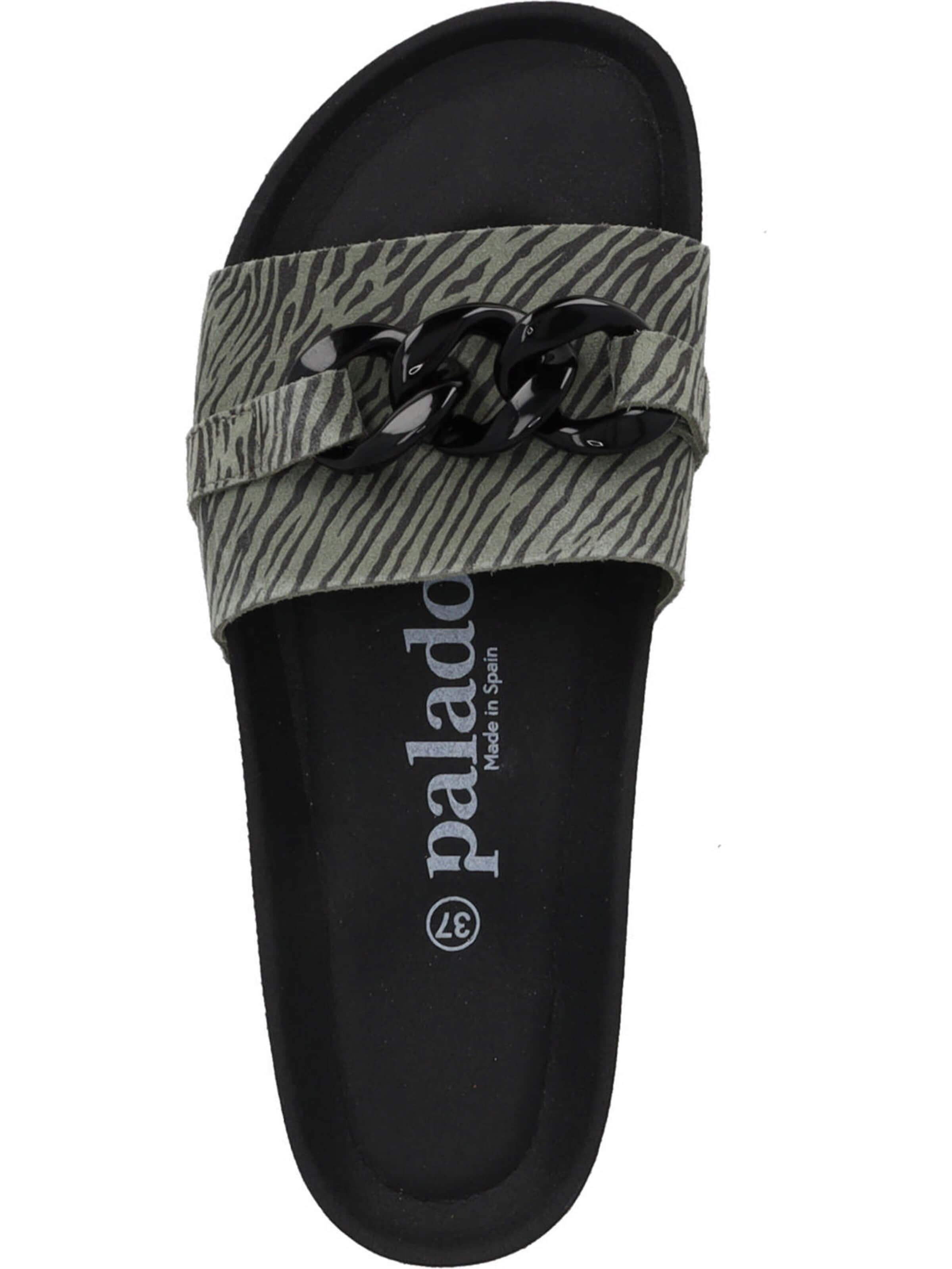 Palado - Zapatos abiertos 'Palado Gozo Zebra' en verde