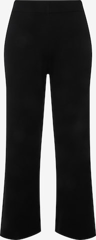 regular Pantaloni di Ulla Popken in nero: frontale