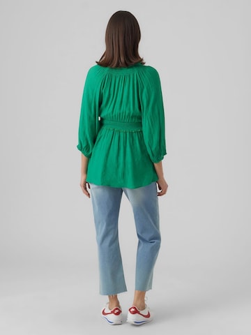 Camicia da donna 'Peace tess' di MAMALICIOUS in verde