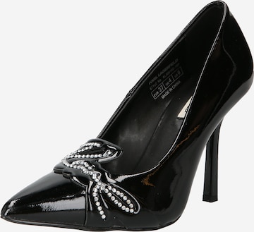 Karl Lagerfeld - Zapatos con plataforma 'SARABANDE' en negro: frente