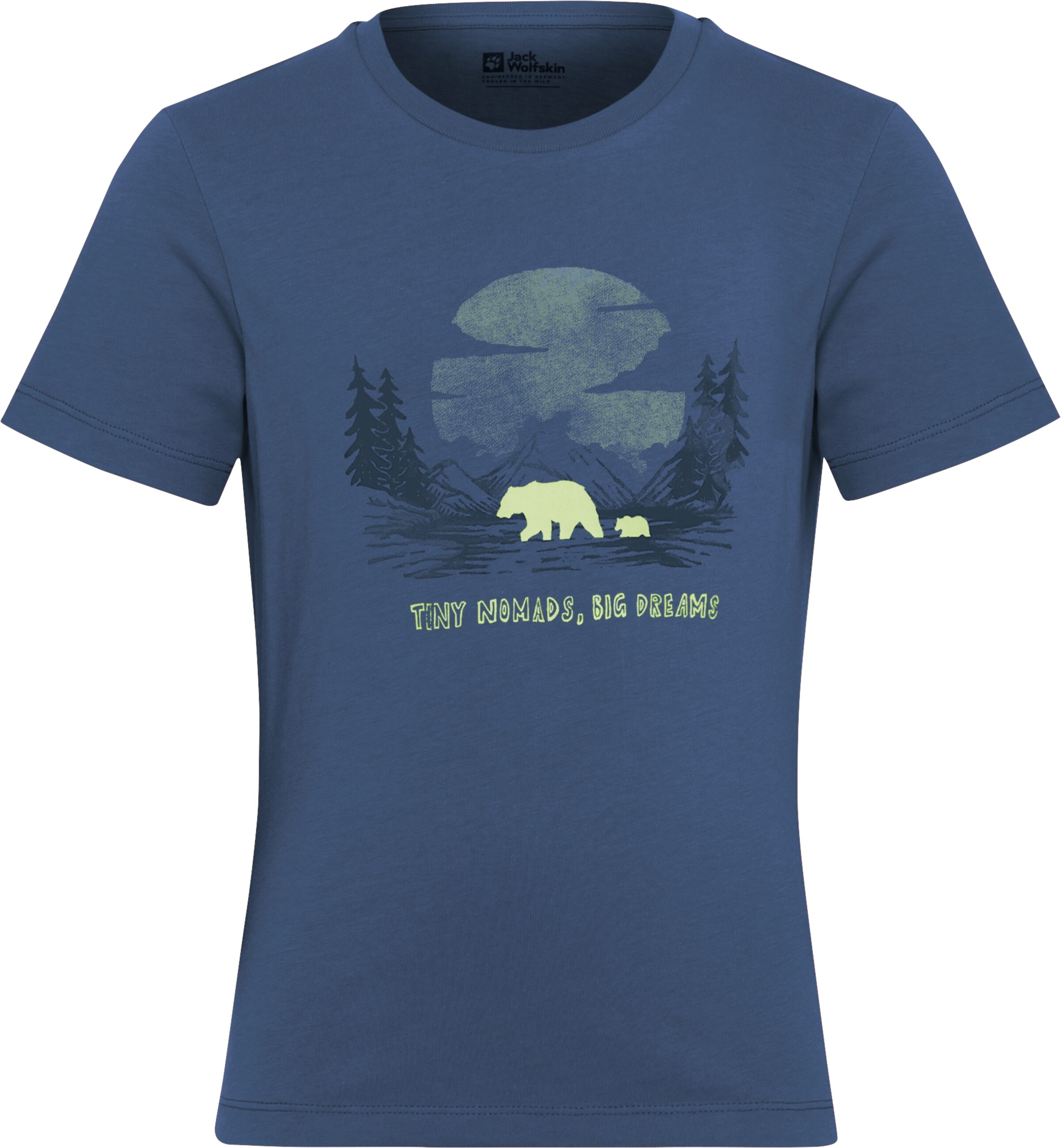 JACK WOLFSKIN Performance Shirt in Blue: front