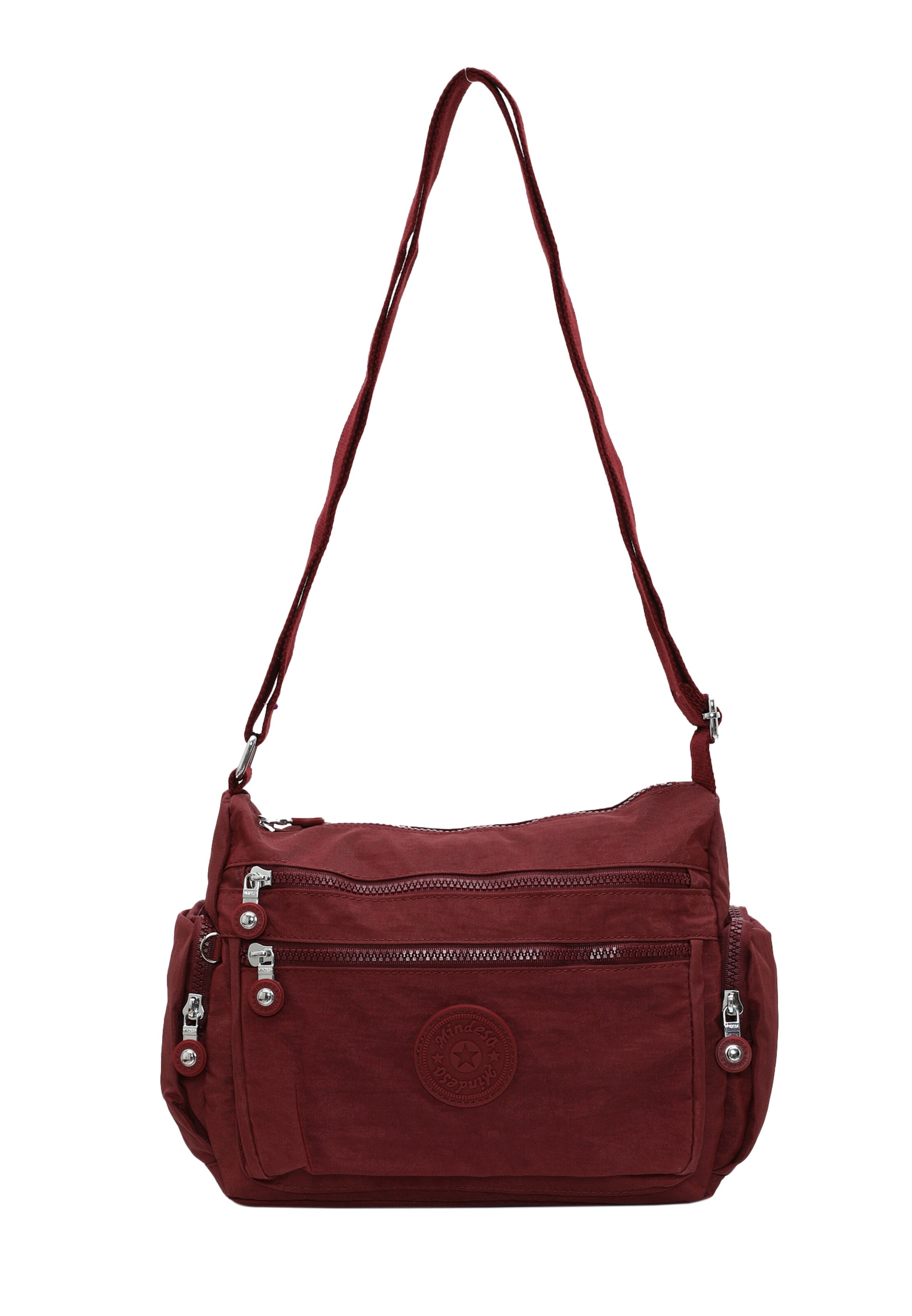 Mindesa - Mala de ombro em vermelho: frente