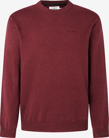 Pullover 'ANDRE CREW NECK' di Pepe Jeans in rosso: frontale