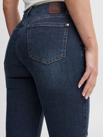PULZ Jeans - Slimfit Vaquero 'EMMA' en azul