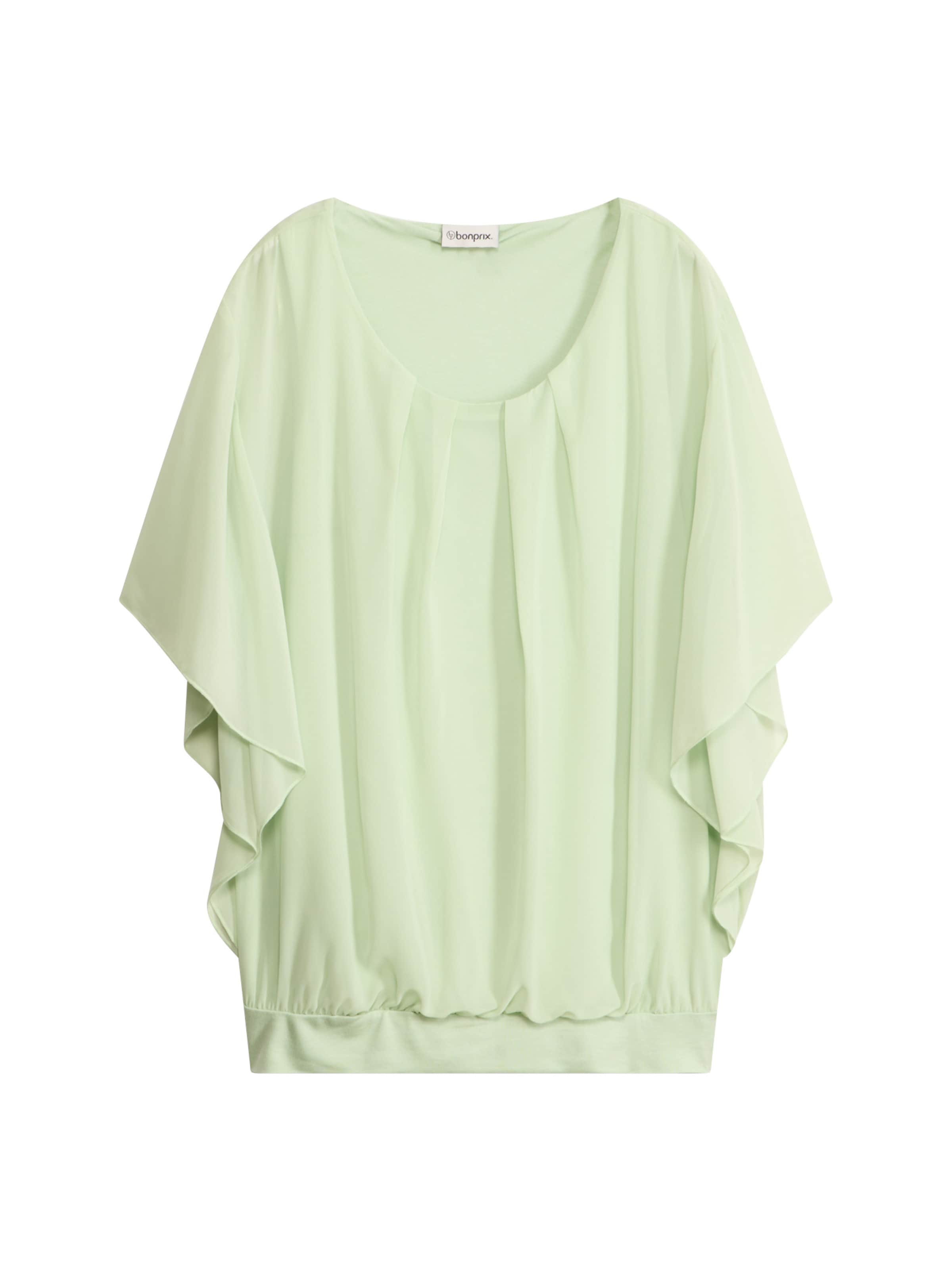 bonprix Blouse in Groen: voorkant