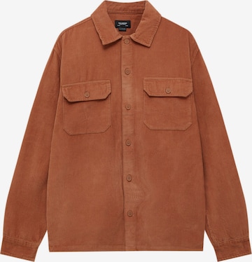 Pull&Bear Between-Season Jacket in Brown: front