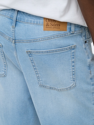 Largi Jeans 'ONSFADE' de la Only & Sons pe albastru