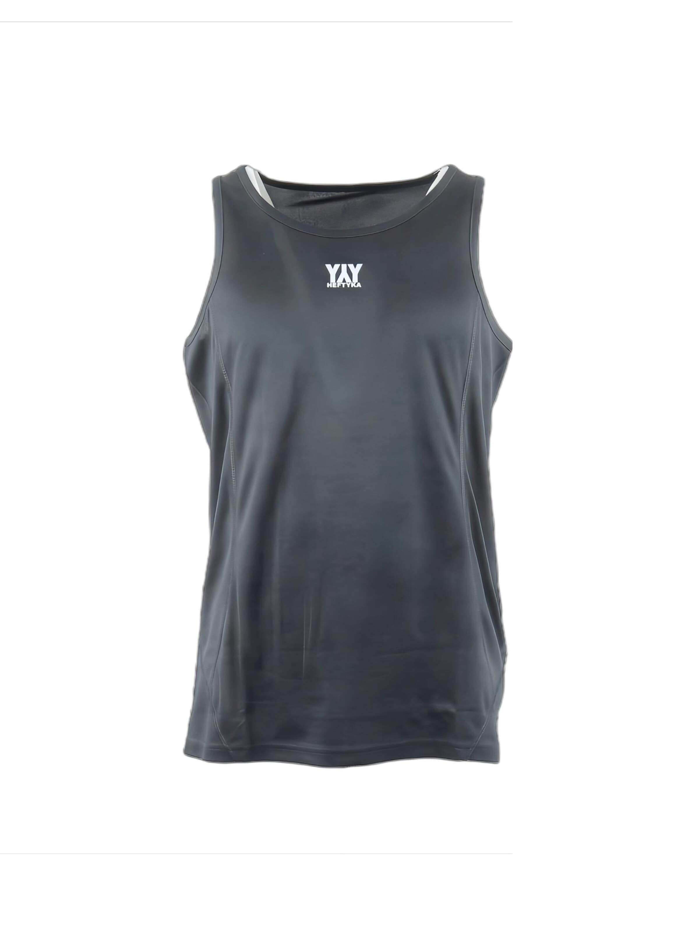 HEFTYKA Funktionsshirt‌‌‌ in Schwarz: Vorderseite