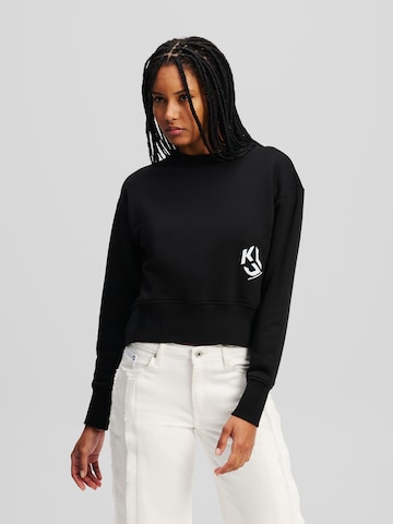 KARL LAGERFELD JEANS Sweatshirt i sort: forside
