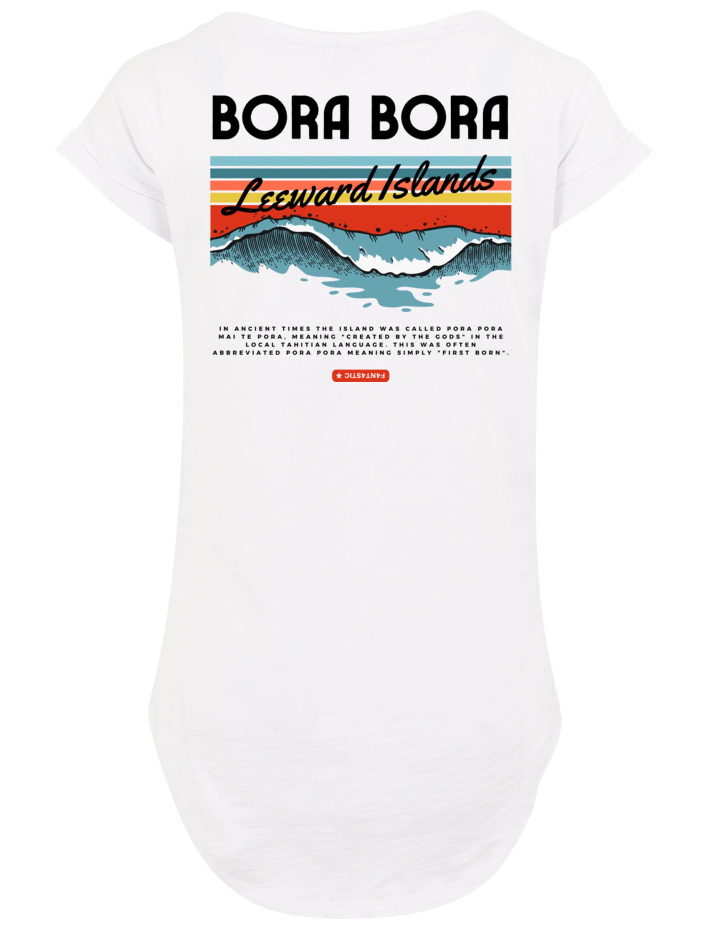 F4NT4STIC Shirt 'Bora Bora Leewards Island' in Wit