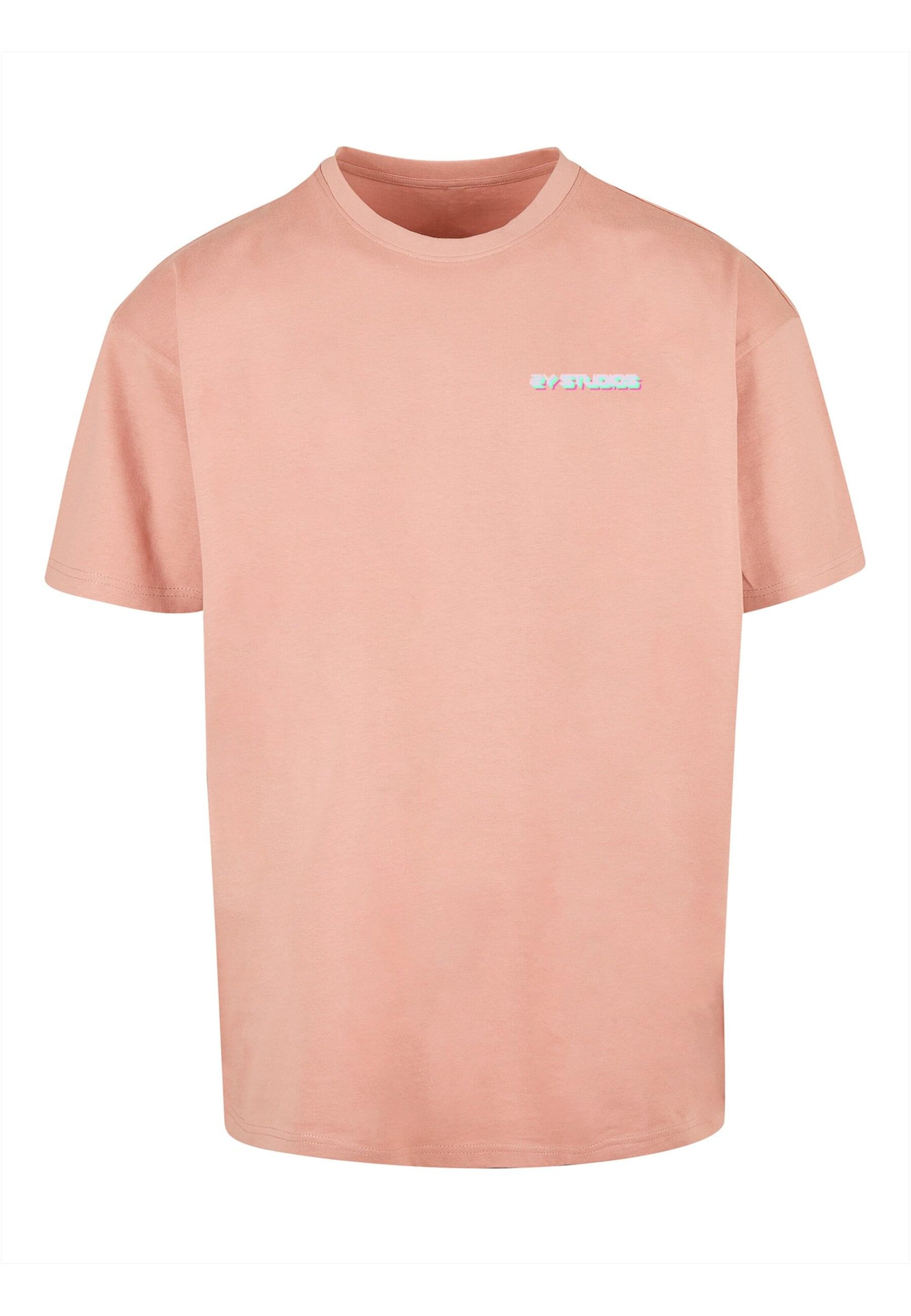 2Y Premium Shirt 'Good Vibes Only' in Pink: Vorderseite