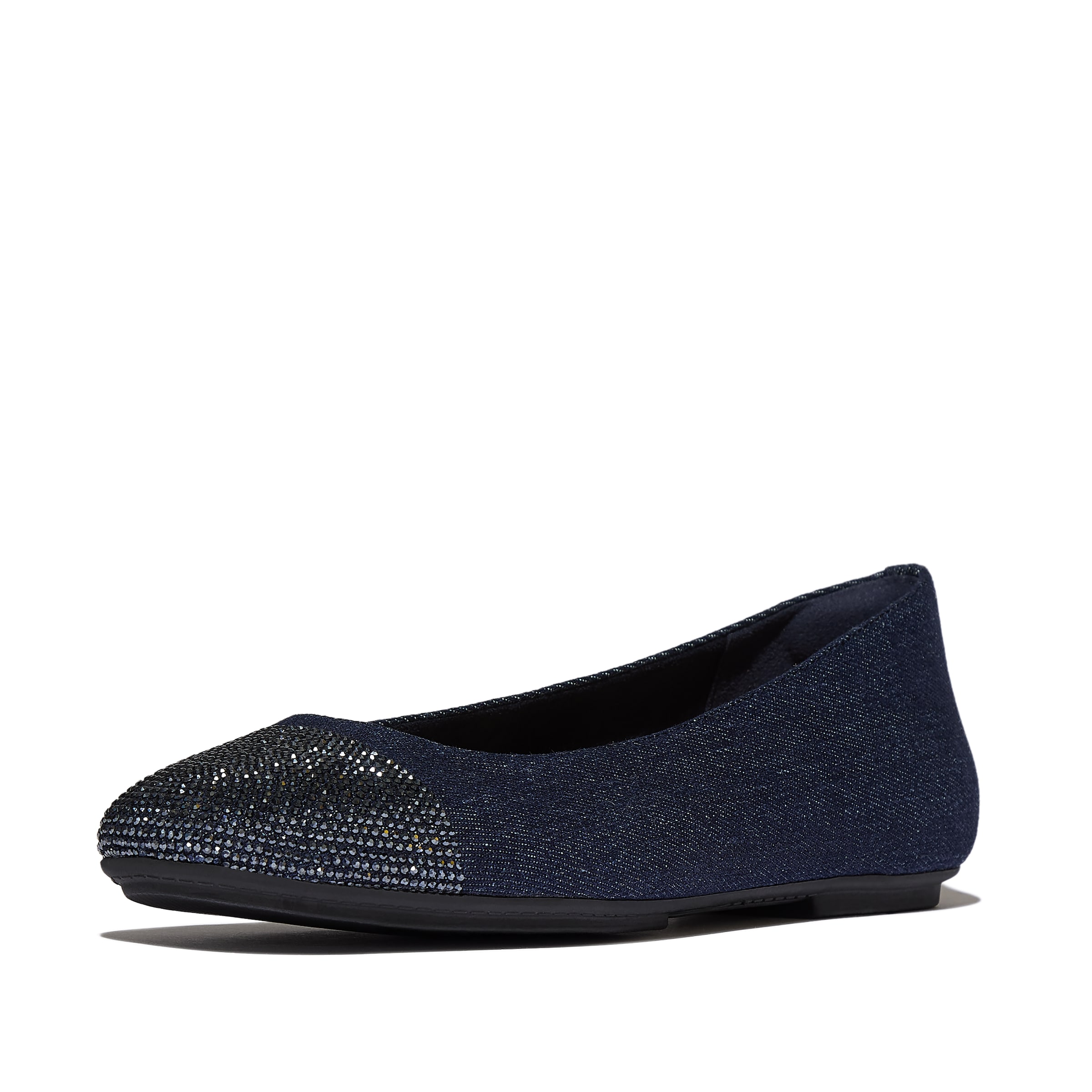 FitFlop Ballet Flats in Blue: front