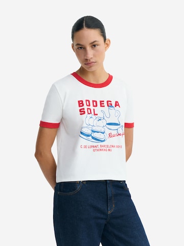 T-shirt 'ZOWIER' Thinking MU en blanc : devant