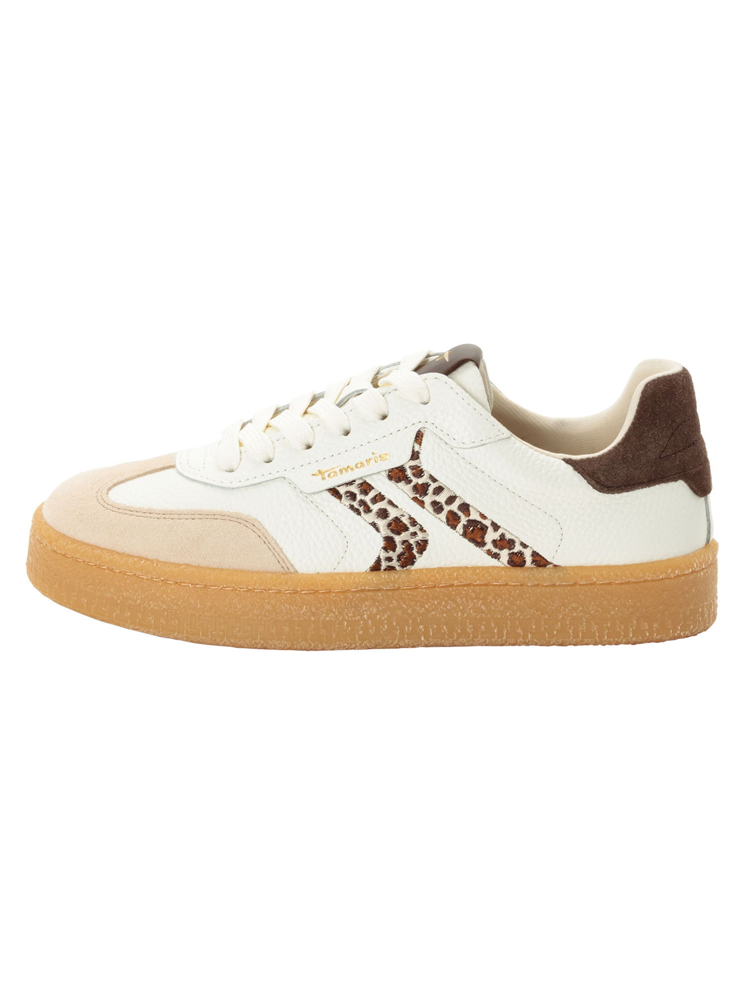 Tamaris Platform trainers in Beige