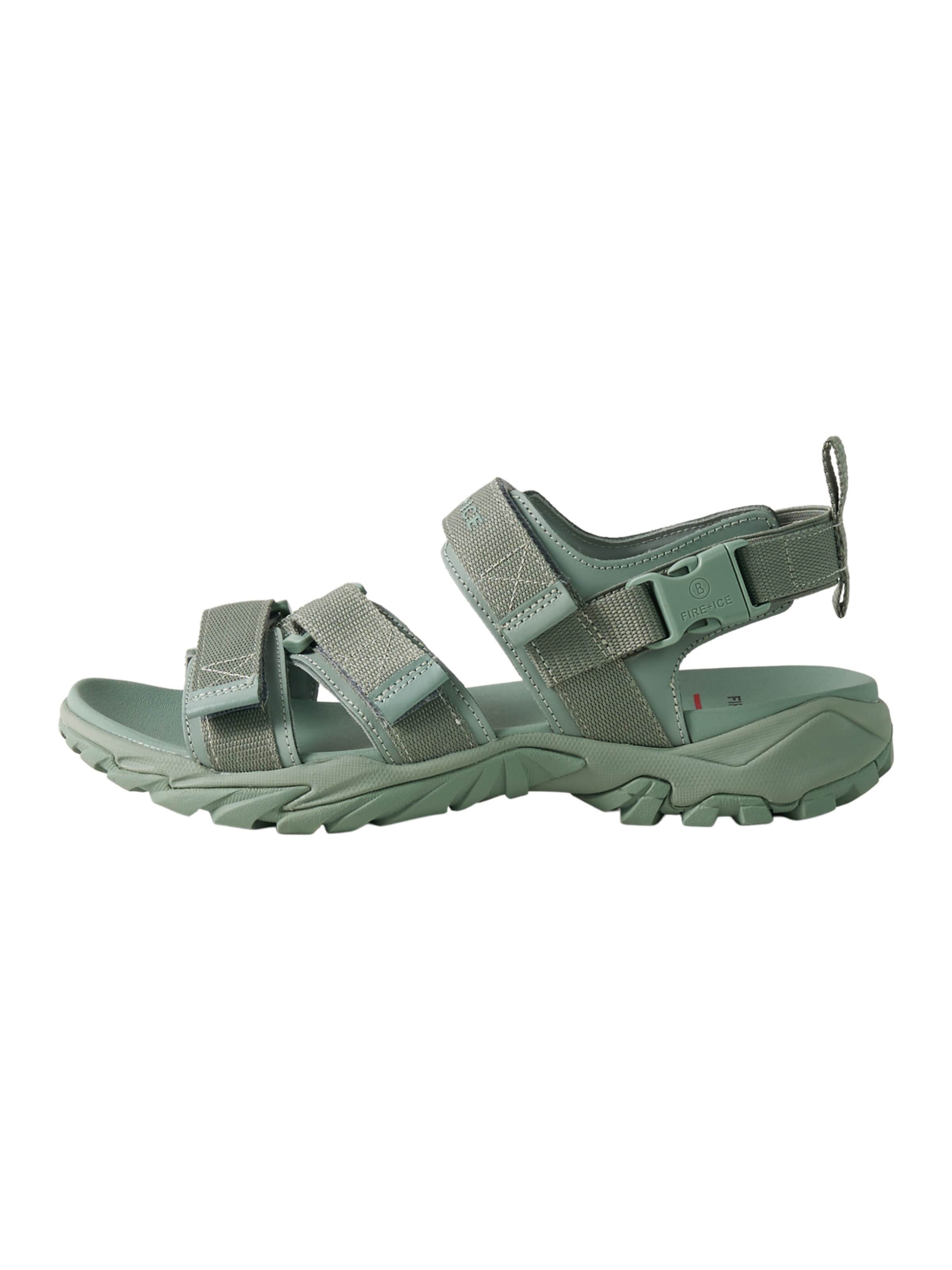 Bogner Fire + Ice Sandals 'Lake' in Green: front