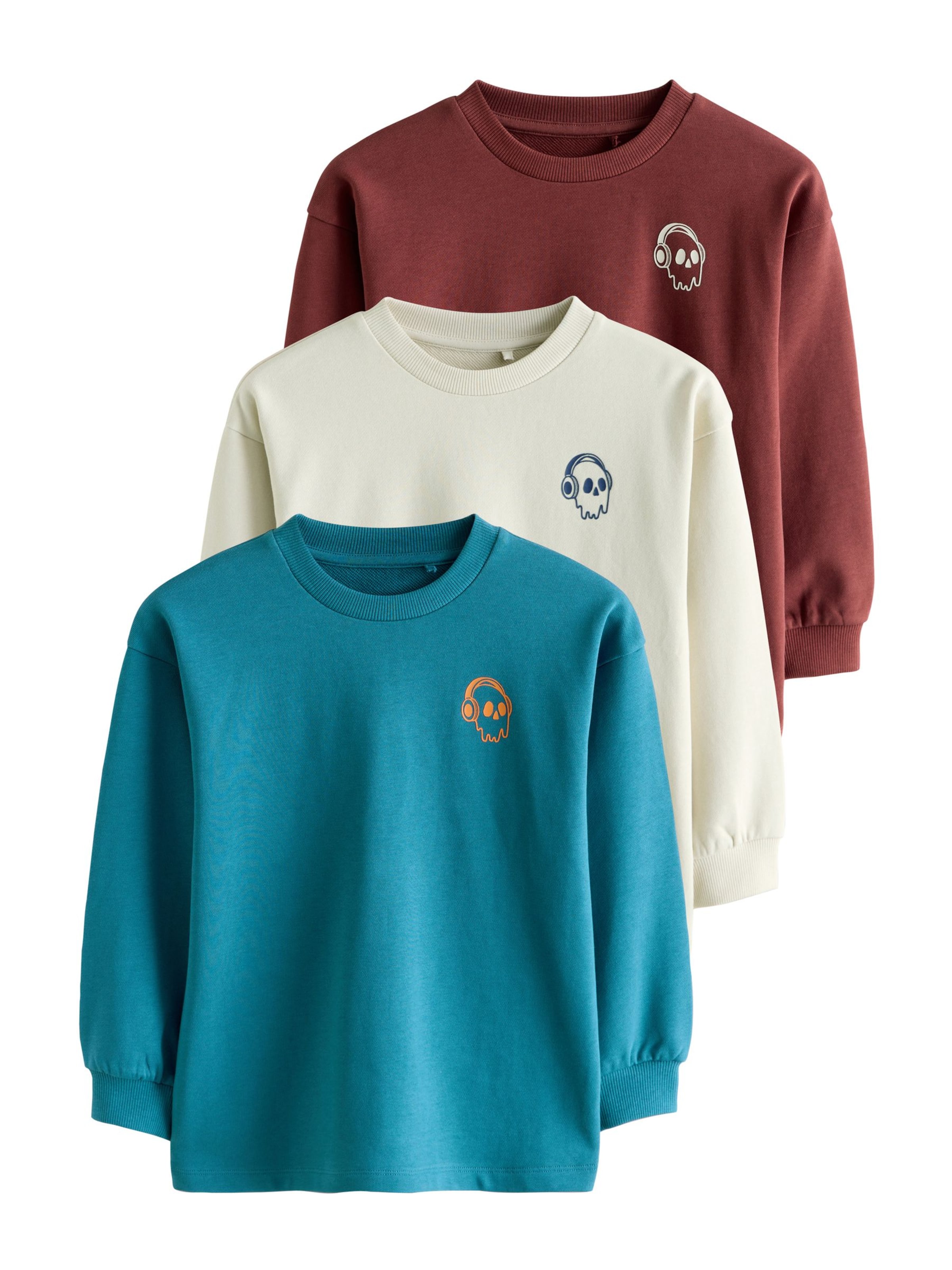 Next Mikina - Modrá: predná strana