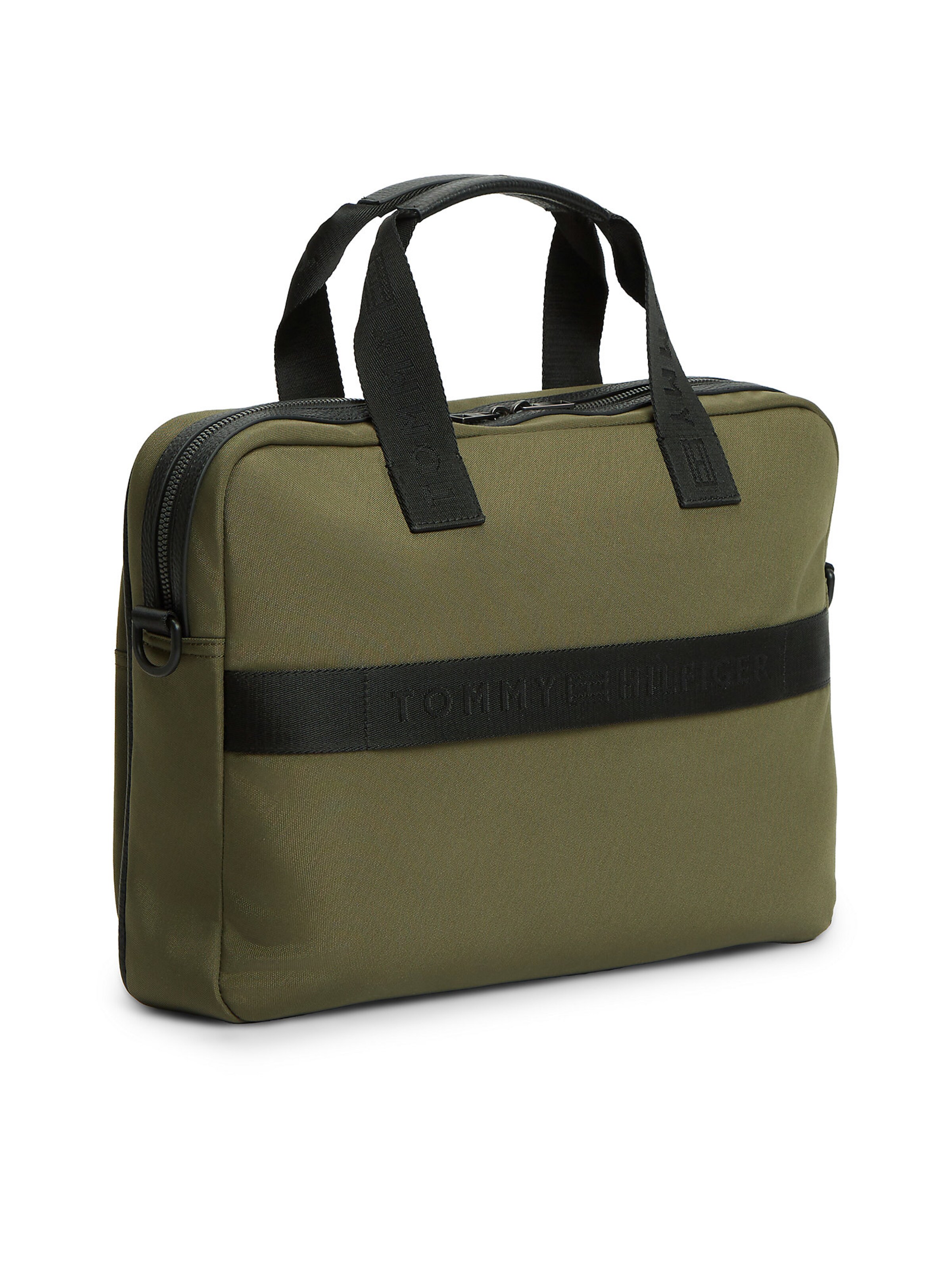 TOMMY HILFIGER Laptoptas in Groen