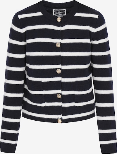 DreiMaster Maritim Kardigan 'Classic Look' u mornarsko plava / bijela, Pregled proizvoda
