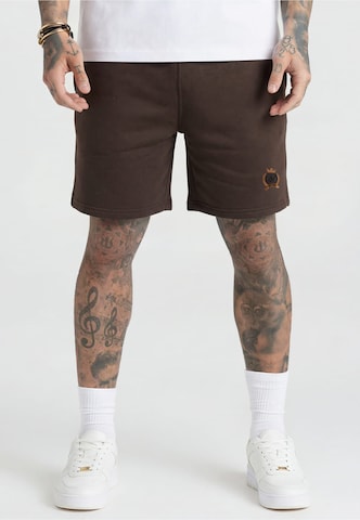 SikSilk Regular Shorts in Braun: Vorderseite