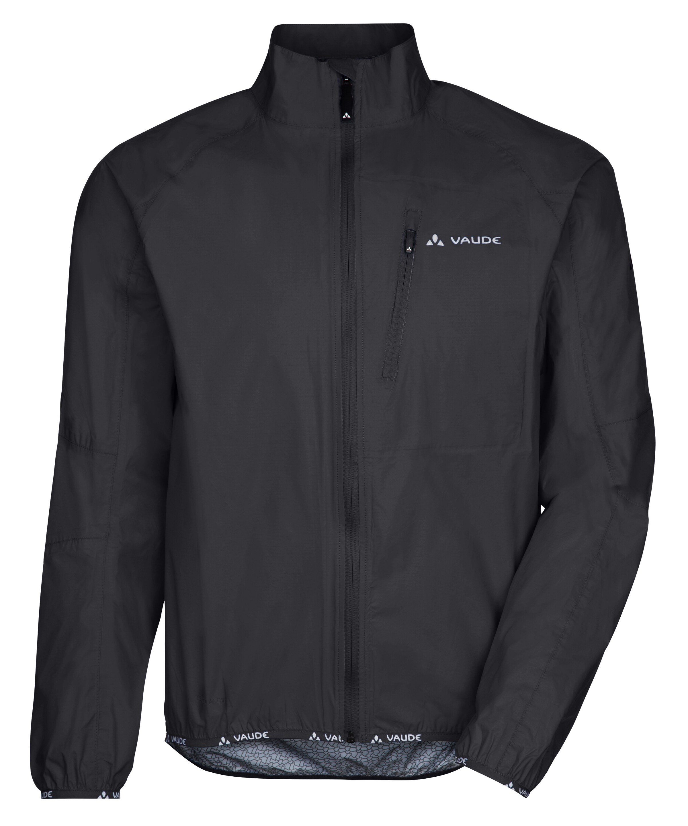 VAUDE Outdoorjacke 'Drop III' in Schwarz: Vorderseite