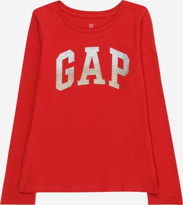 GAP Shirt in Rood: voorkant