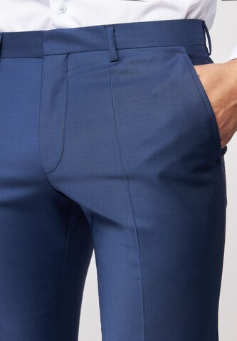 ROY ROBSON Slim fit Pleated Pants in Blue