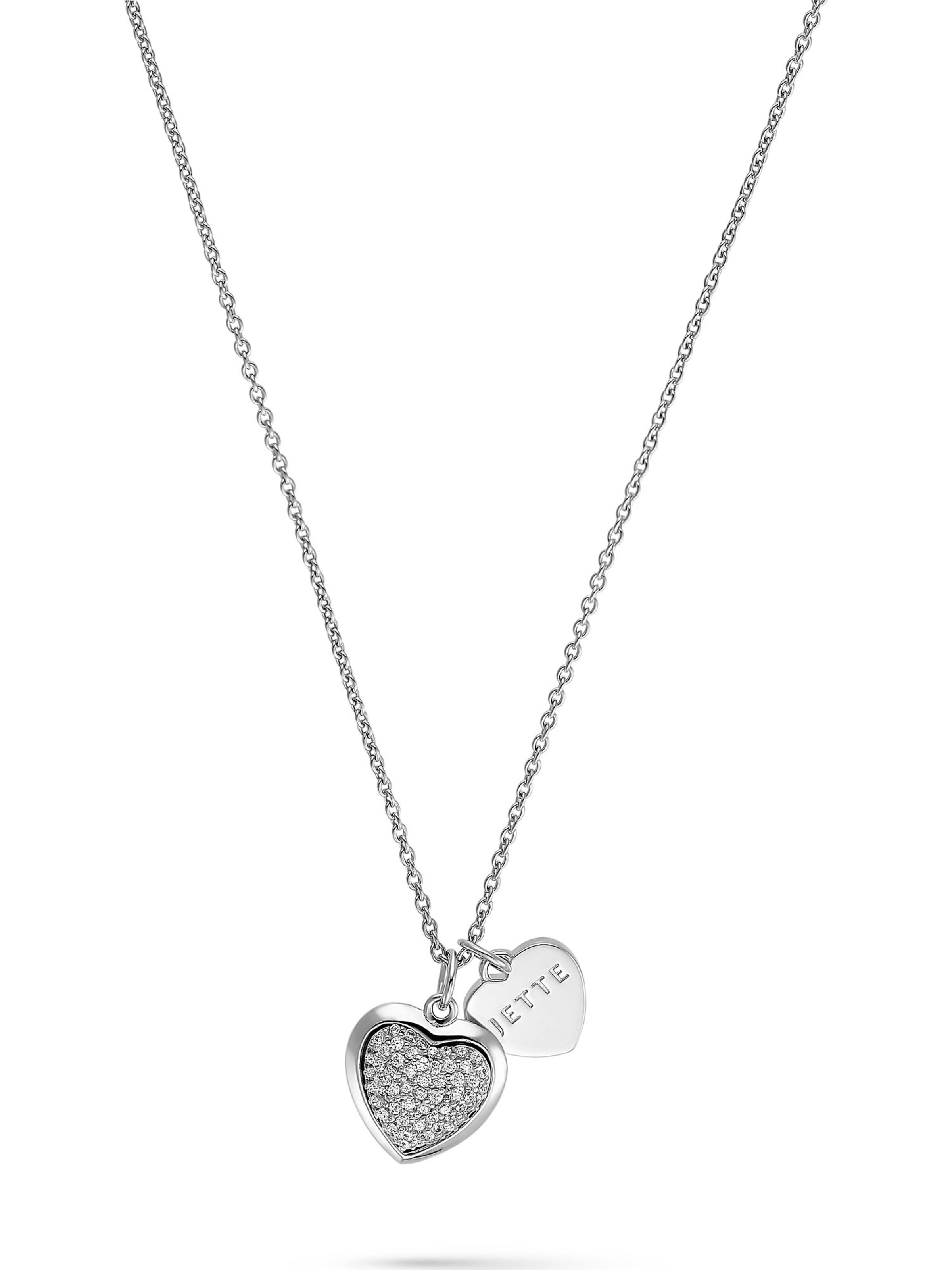 JETTE Necklace in Silver: front