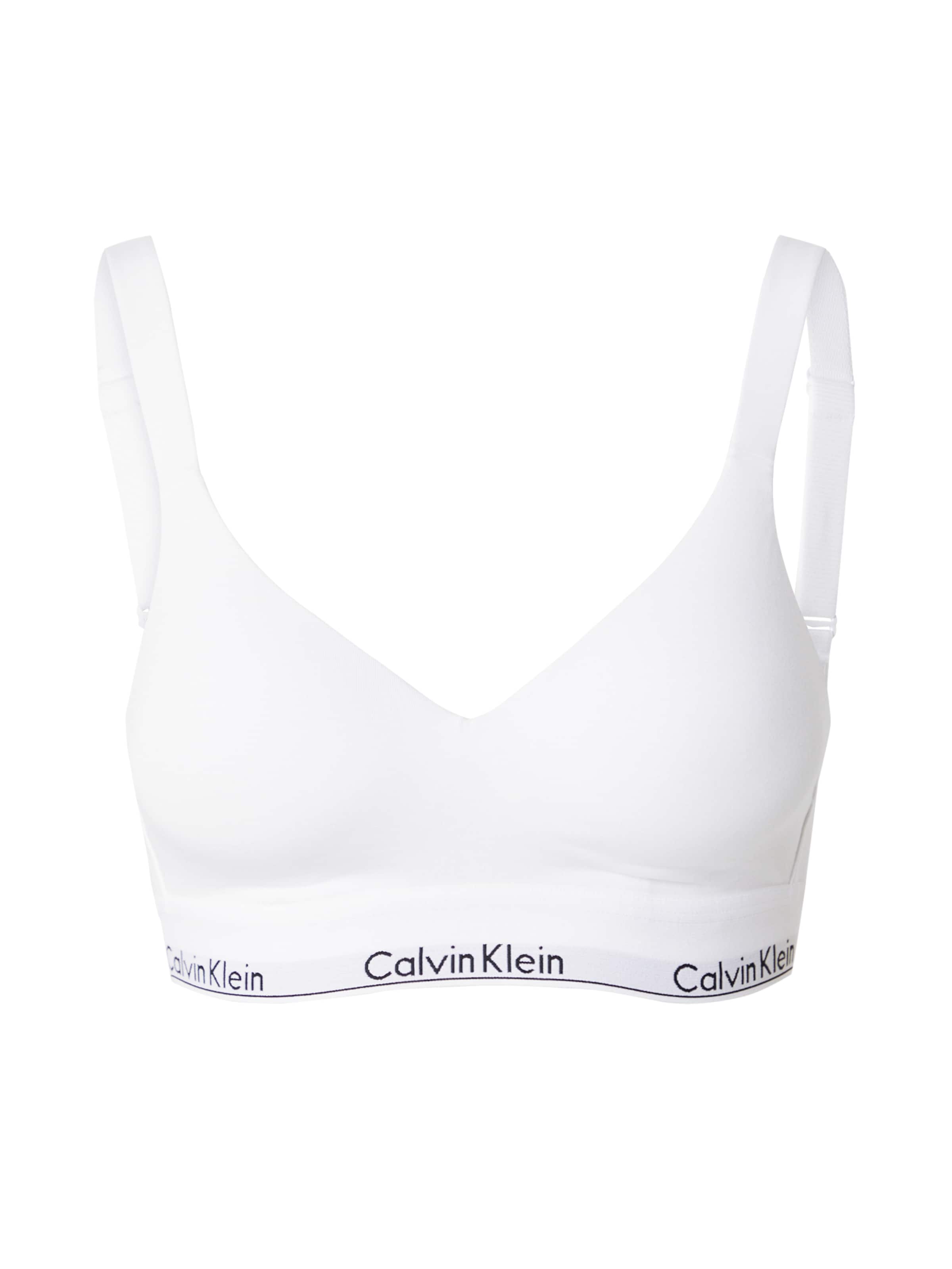 Bustino Reggiseno di Calvin Klein Underwear in bianco: frontale
