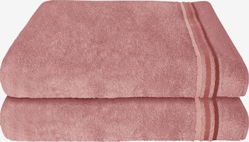 SCHIESSER Towel 'Skyline Color' in Pink: front