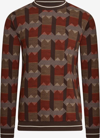 4funkyflavours Sweater 'Pray Up Stay Up' in Brown: front