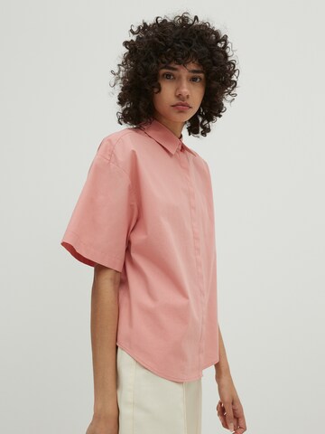 EDITED Blouse 'Malia' in Roze: voorkant