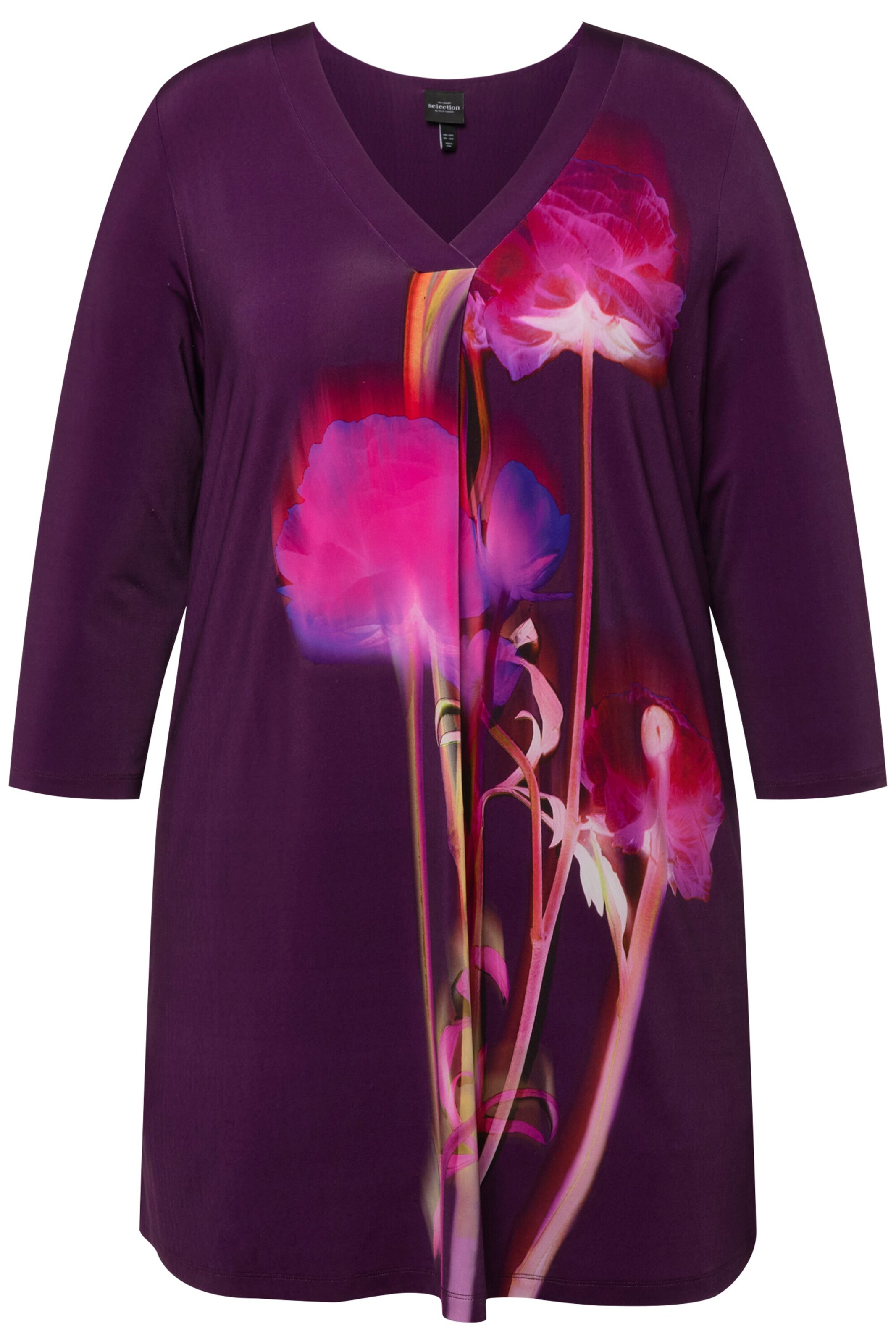 Ulla Popken Shirt in Gemengde kleuren: voorkant