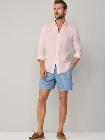 Hackett London Badeshorts in Blau