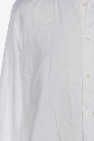 Closed Button Up Shirt in XL in White