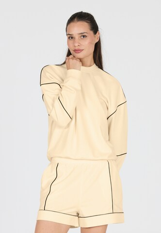 Athlecia Sweatshirt 'Nandy' in Beige: Vorderseite