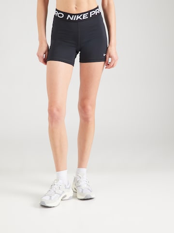 NIKE Skinny Workout Pants 'Pro 365' in Black: front
