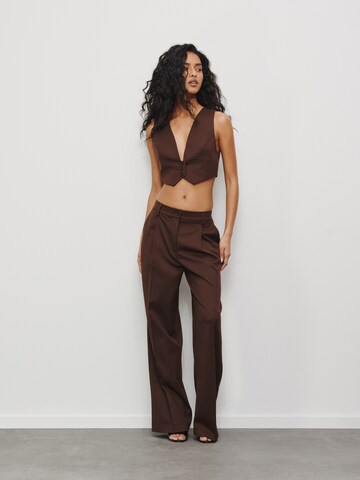 RÆRE by Lorena Rae Wide leg Pants in Brown