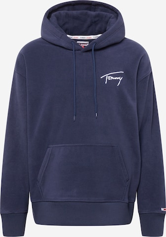 Tommy Jeans Sweatshirt in Blauw: voorkant